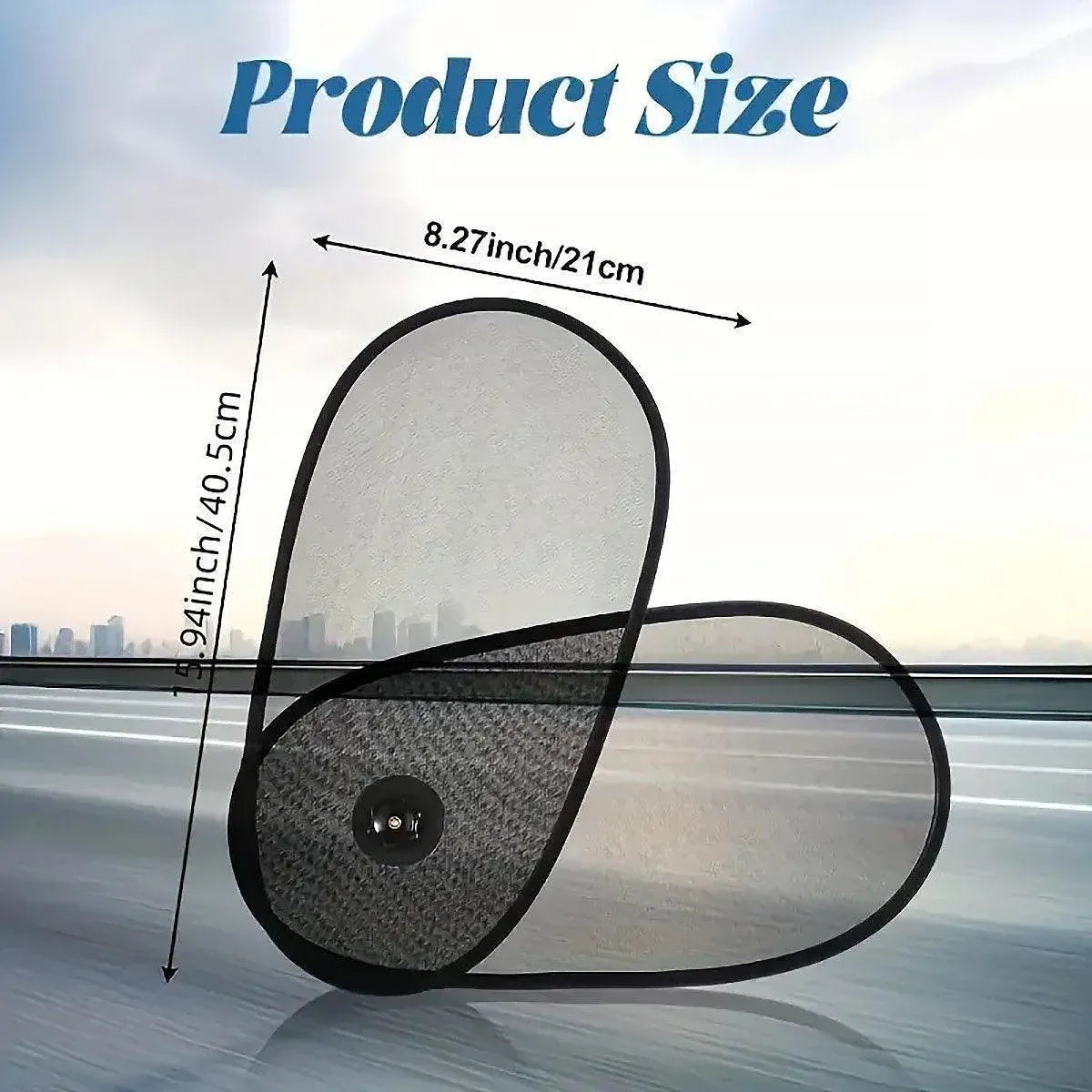 1PC Car Side Window Sun Visor Adjustable Foldable Sun Protection Heat Shield
