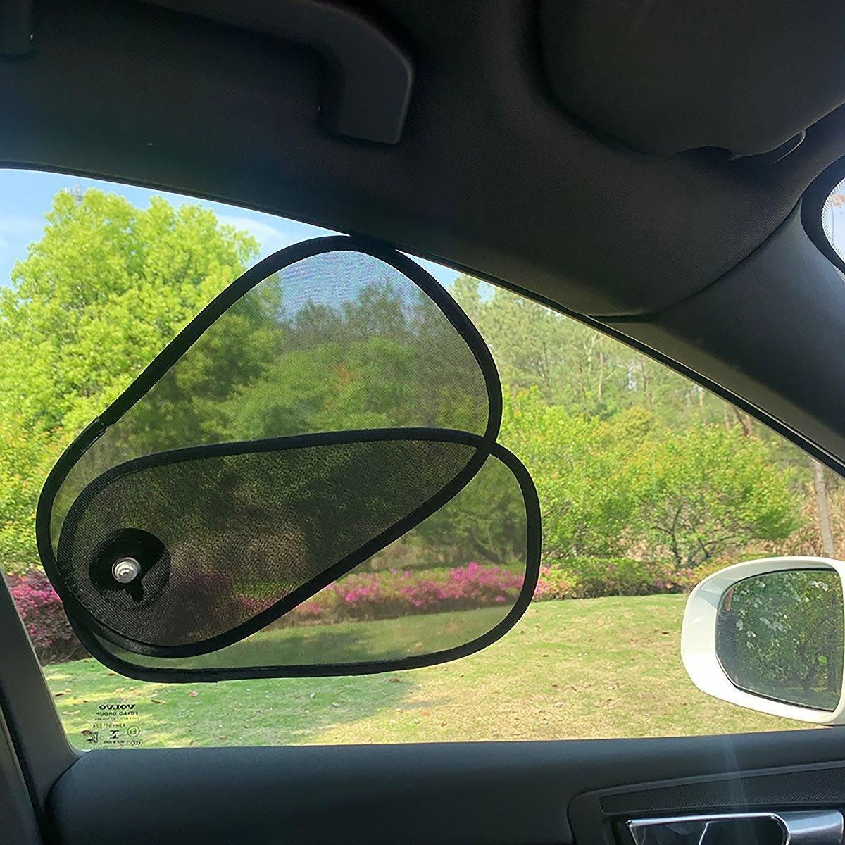 1PC Car Side Window Sun Visor Adjustable Foldable Sun Protection Heat Shield