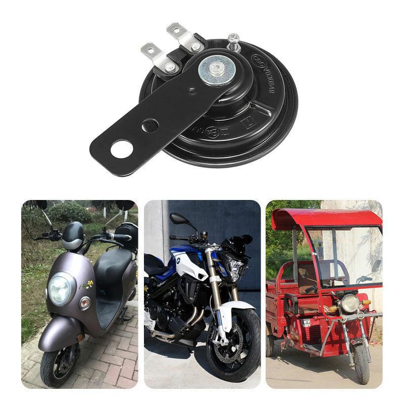 12V Waterproof Motorcycle Horn 105dB Universal Electric Bike ATV Loud Speaker