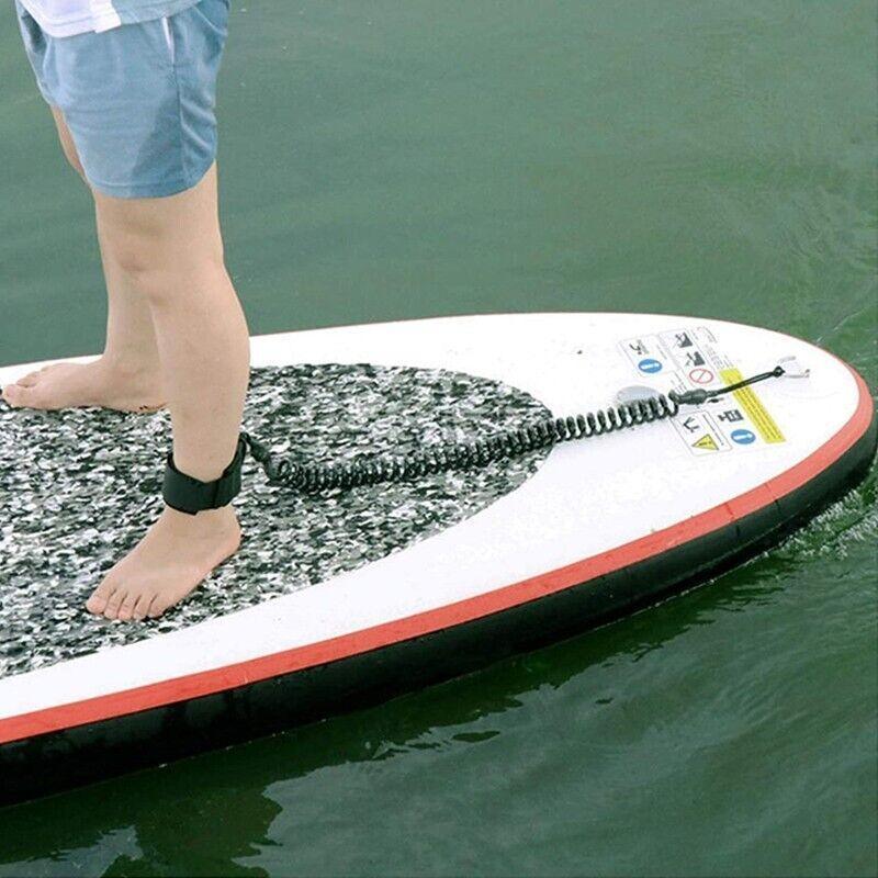 3m Coiled Surfboard Leash Paddleboard Ankle Wrist Strap for SUP
