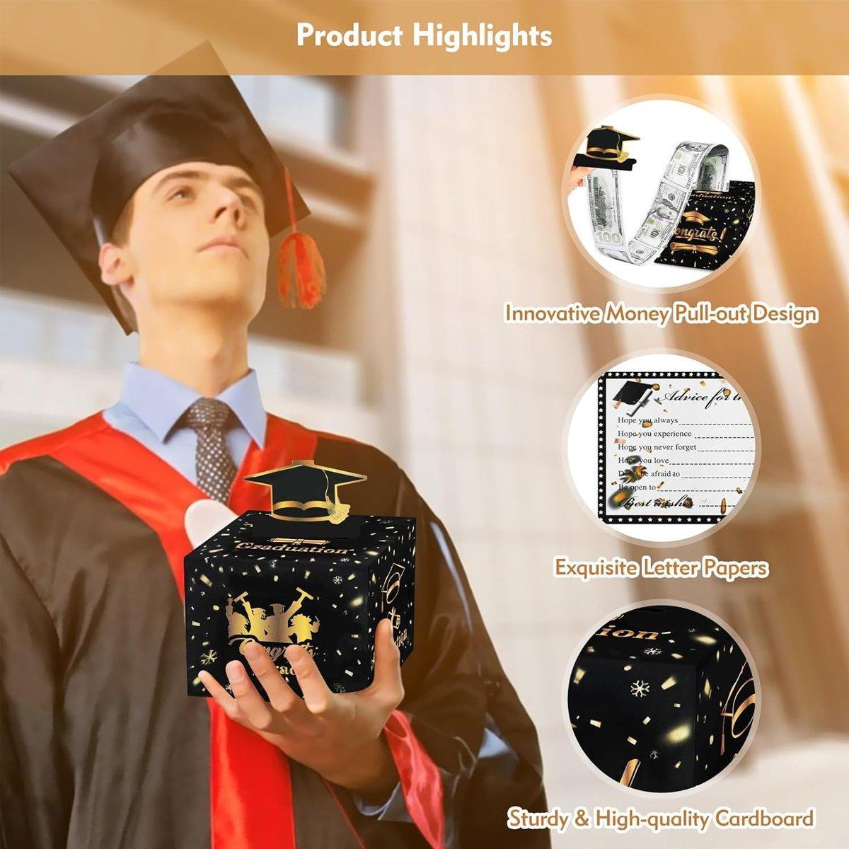 Birthday Creative Money-drawing Gift Box Graduation Party Money Drawing Box