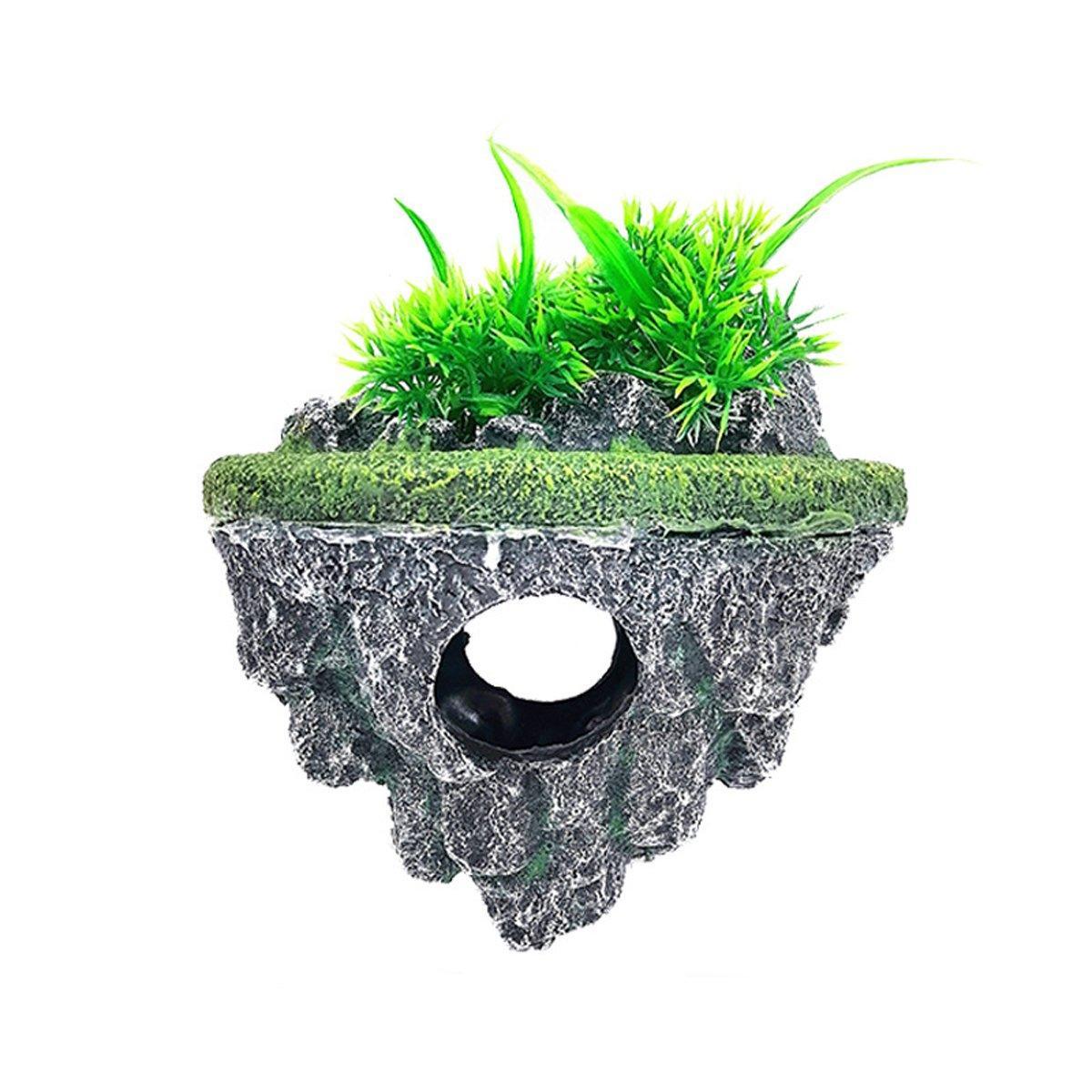 Fish Tank Aquascape Hoverstone Decoration Natural Rock Landscaping for Aquarium - L