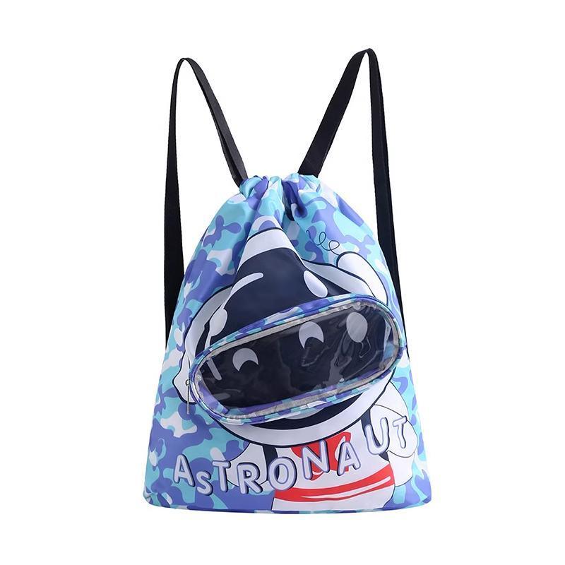 Waterproof Swim Backpack Durable Storage Bag Beach Pool Outdoor Travel - Yellow-Small (Single layer)