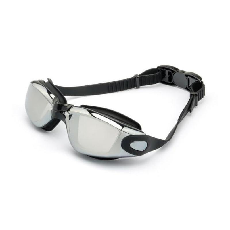 Unisex Swimming Goggles Waterproof Anti Fog Adjustable Swim Glasses for Men Women - Grey