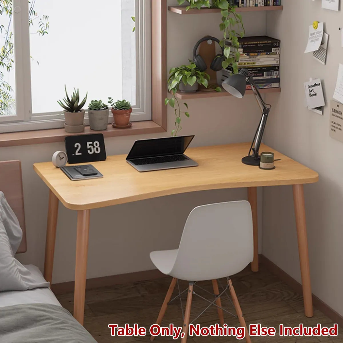Simple Rectangular Computer Desk Home Office Desk Study Writing Desk Modern
