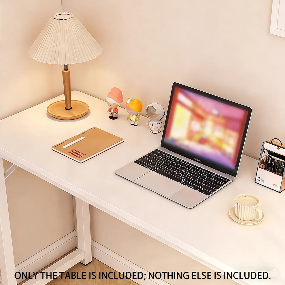 Long Narrow Study Workbench Computer Desk Writing Table For Home Office Compact