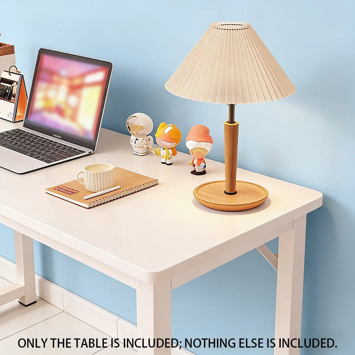 Long Narrow Study Workbench Computer Desk Writing Table For Home Office Compact