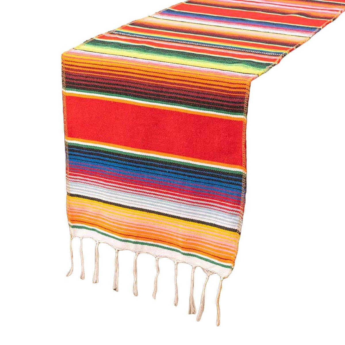 Woven Blanket Tassel Party Tablecloth Home Decoration Table Flags Cover Cloth - Dark Blue