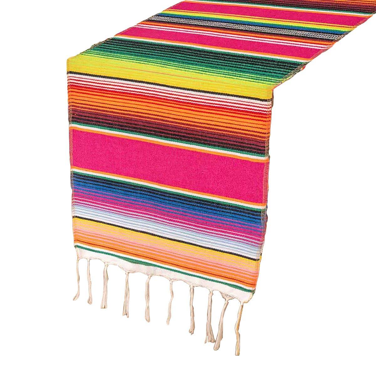 Woven Blanket Tassel Party Tablecloth Home Decoration Table Flags Cover Cloth - Dark Blue