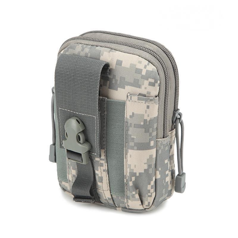 Tactical Waist Bag Utility Military Wallet Pack Belt Molle Multi Purpose Pouch - Khaki