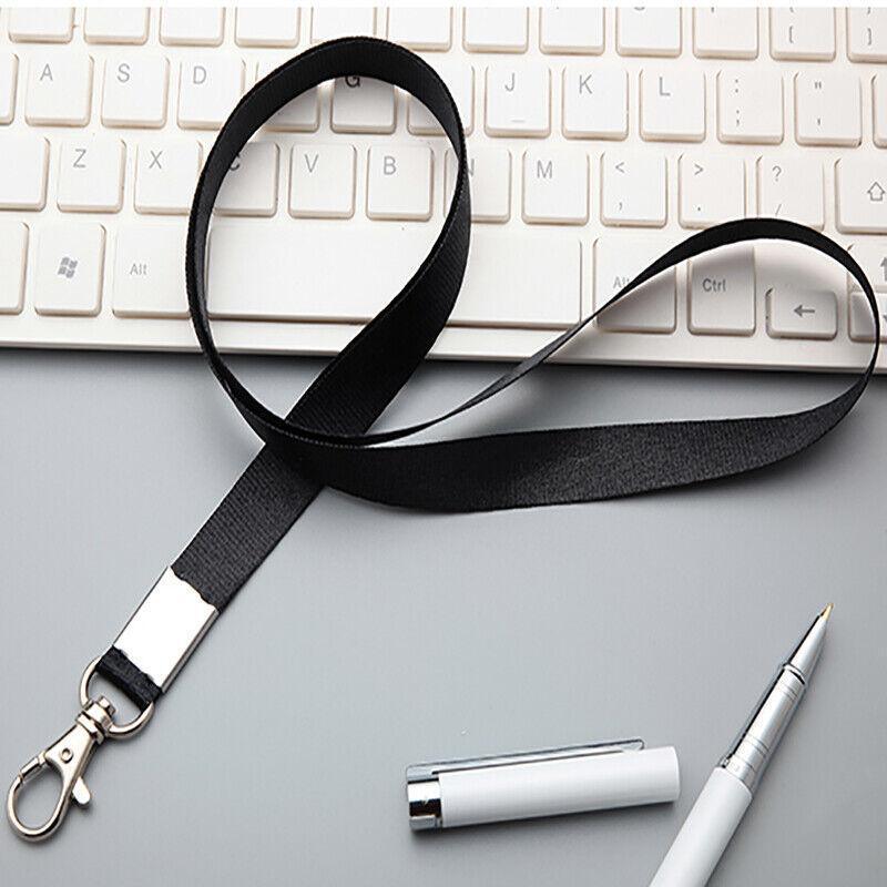 Neck Strap with Clip for ID Badge Name Tag Card Holder Lanyard - Grass Green