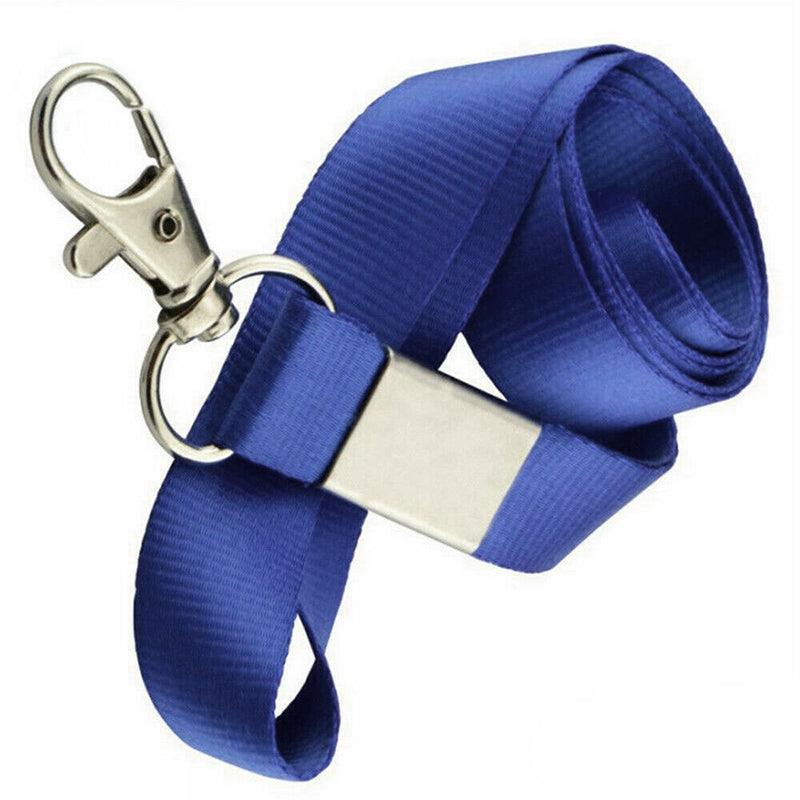 Neck Strap with Clip for ID Badge Name Tag Card Holder Lanyard - Grass Green