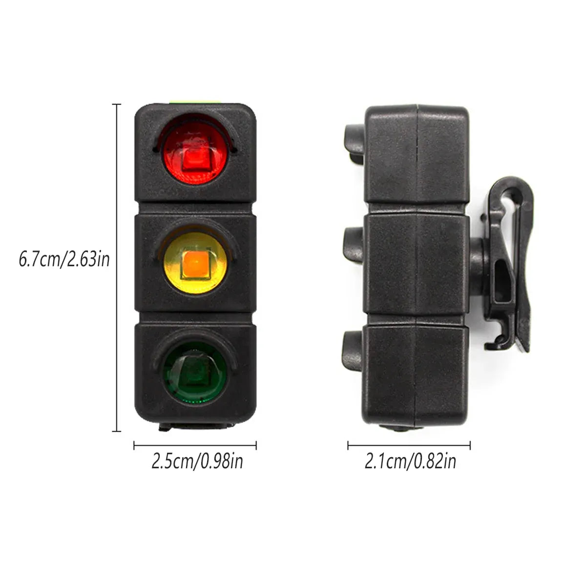 1-Piece USB-Rechargeable Three-Colour Bicycle Tail Light