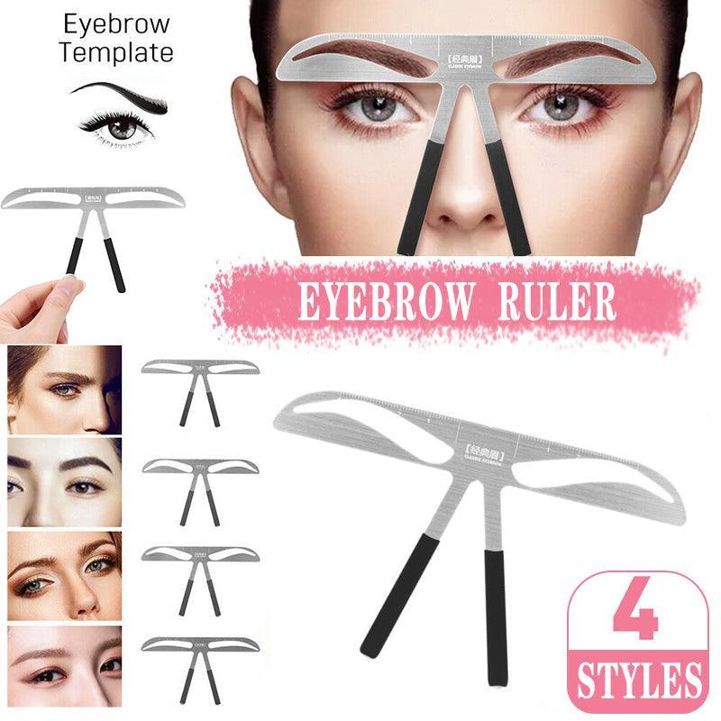 Brow Stencil Shaper Tattoo Eyebrow Kit Ruler 3D Balance Template Makeup Tool Au - #01 Akinami Eyebrow