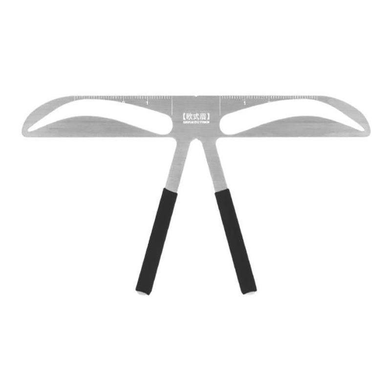Brow Stencil Shaper Tattoo Eyebrow Kit Ruler 3D Balance Template Makeup Tool Au - #01 Akinami Eyebrow