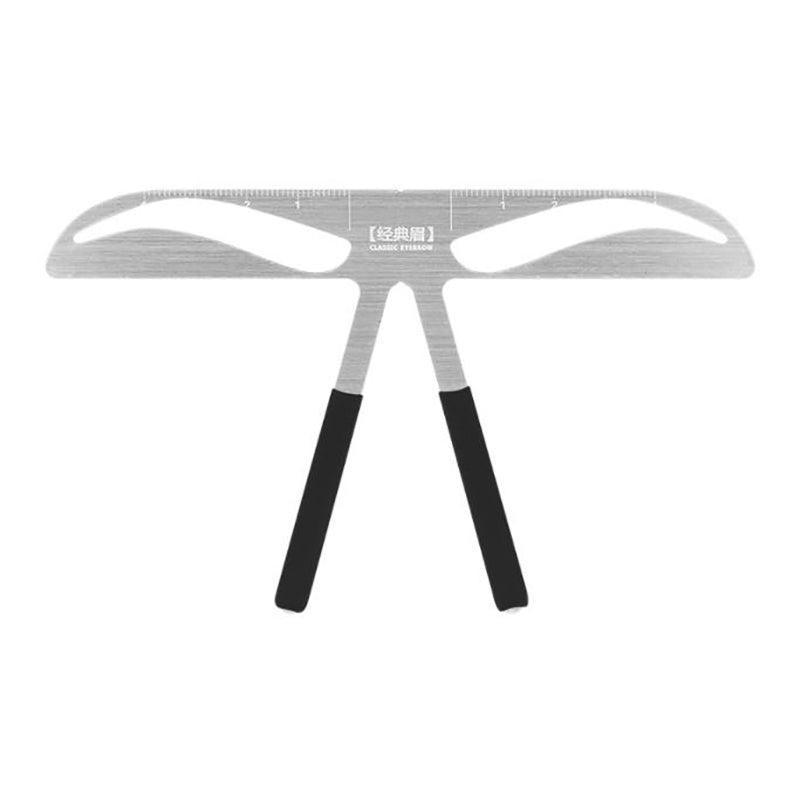 Brow Stencil Shaper Tattoo Eyebrow Kit Ruler 3D Balance Template Makeup Tool Au - #2 Classic Eyebrow
