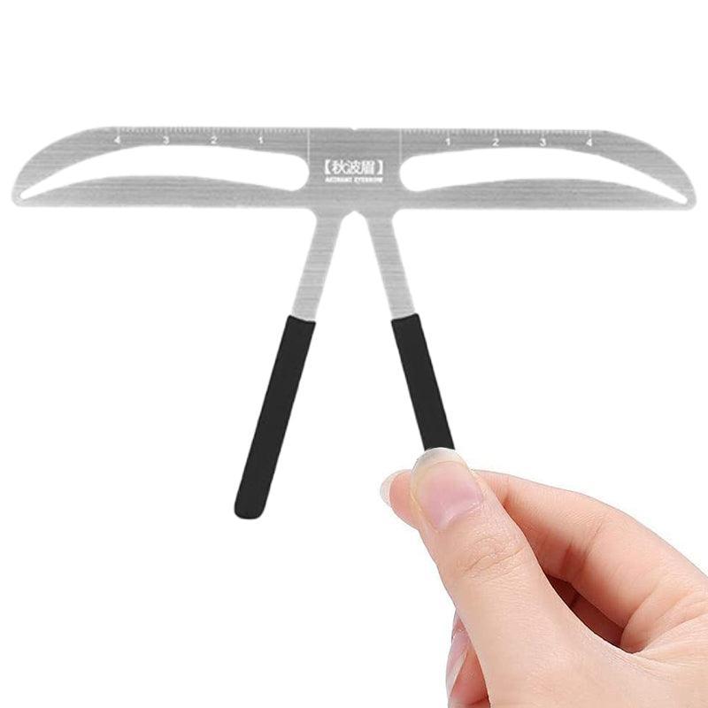Brow Stencil Shaper Tattoo Eyebrow Kit Ruler 3D Balance Template Makeup Tool Au - #3 Standard Eyebrow