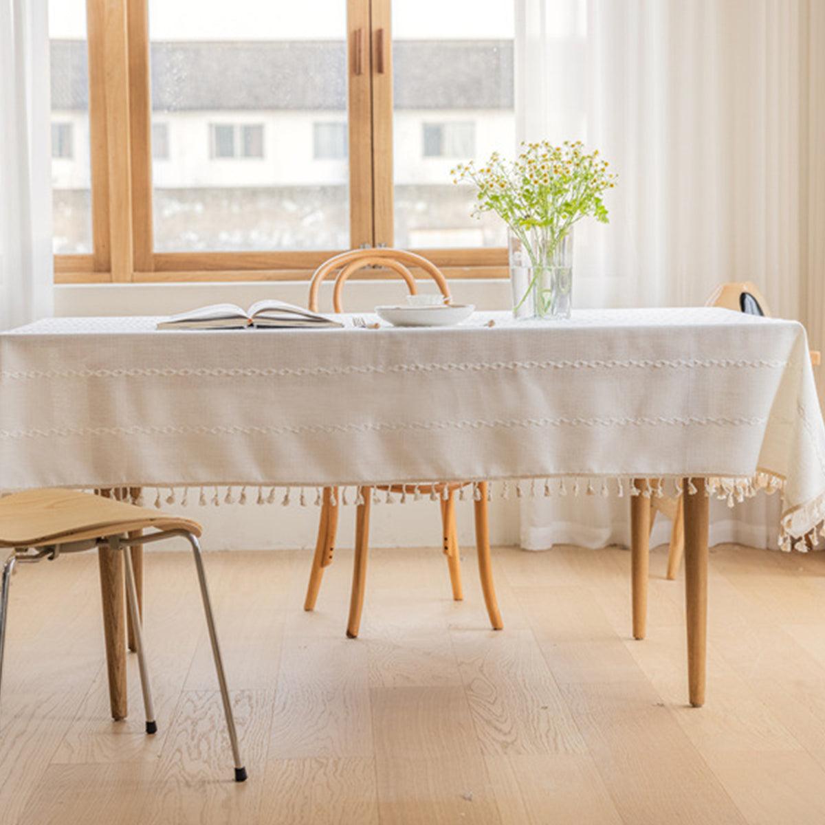 Rectangular Tablecloth Home Dining Table Cover Coffee Table Cloth Waterproof - 140x220cm