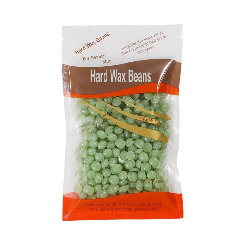 300G Hard Wax Bean No Strip No Pain Hot Film Body Waxing Hair Removal Depilatory - Tea Tree