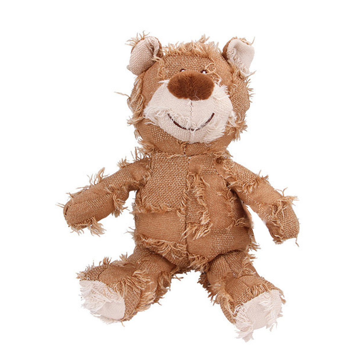 Puppy Squeaky Plush Toy Small Dog Chew Soft Bear Pet Companion - Blue-22cm