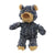 Puppy Squeaky Plush Toy Small Dog Chew Soft Bear Pet Companion - Purple-22cm