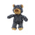 Puppy Squeaky Plush Toy Small Dog Chew Soft Bear Pet Companion - Purple-28cm