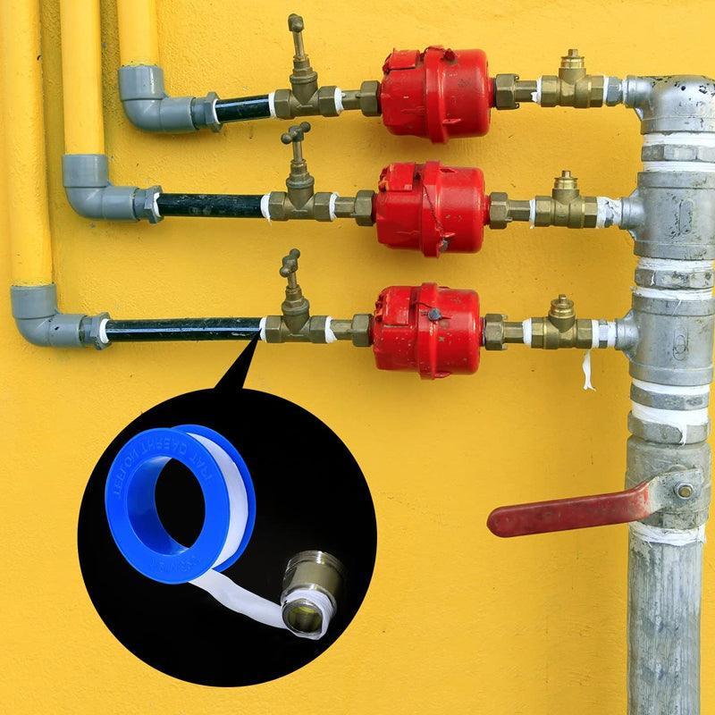 12X Teflon Tape 12mmx10m White Thread Plumbing Tape Plumbers Sealing Water