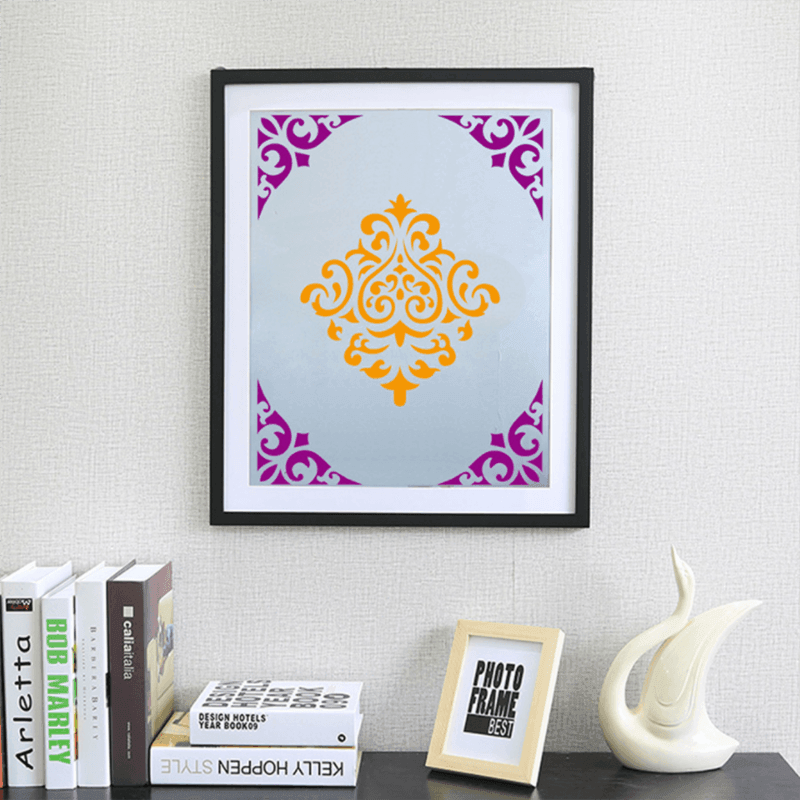 16 Pack Mandala Painting Stencils Drawing Dot Templates For Floor Wall DIY Decor