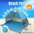 Automatic Pop Up Beach Tent UV Protection Portable Sunshade Shelter Outdoor