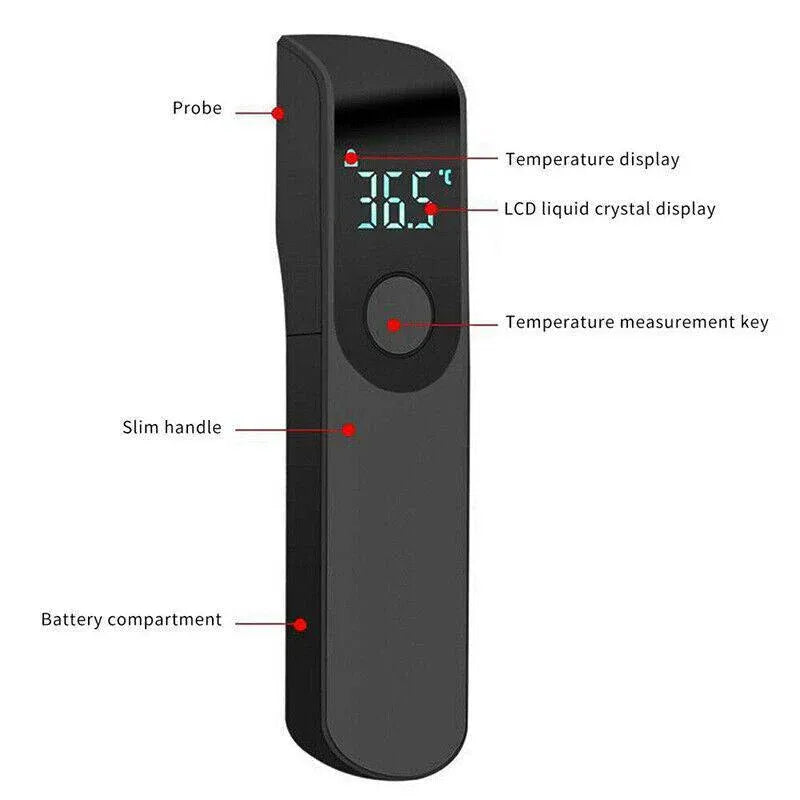 Digital Ir Thermometer Baby Forehead Body Temperature Gun Finger Pulse Oximeter