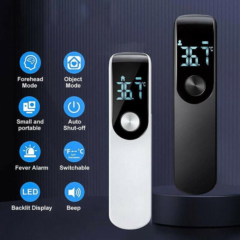 Digital Ir Thermometer Baby Forehead Body Temperature Gun Finger Pulse Oximeter