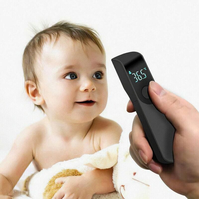 Digital Ir Thermometer Baby Forehead Body Temperature Gun Finger Pulse Oximeter
