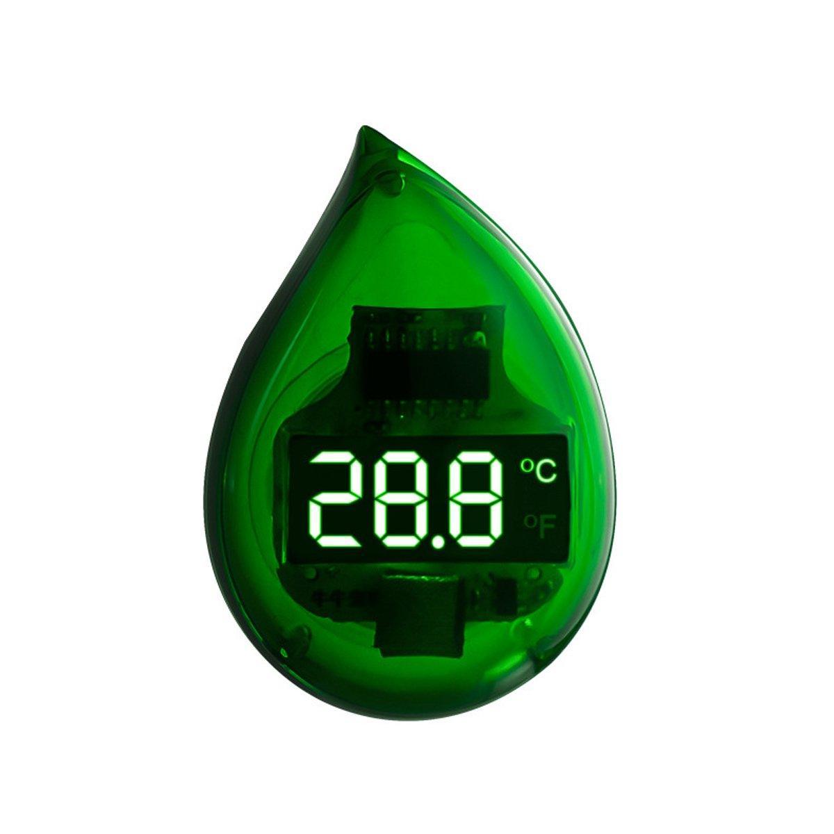 Mini Digital Fish Tank Thermometer High Precision Aquarium Temperature Gauge - Green