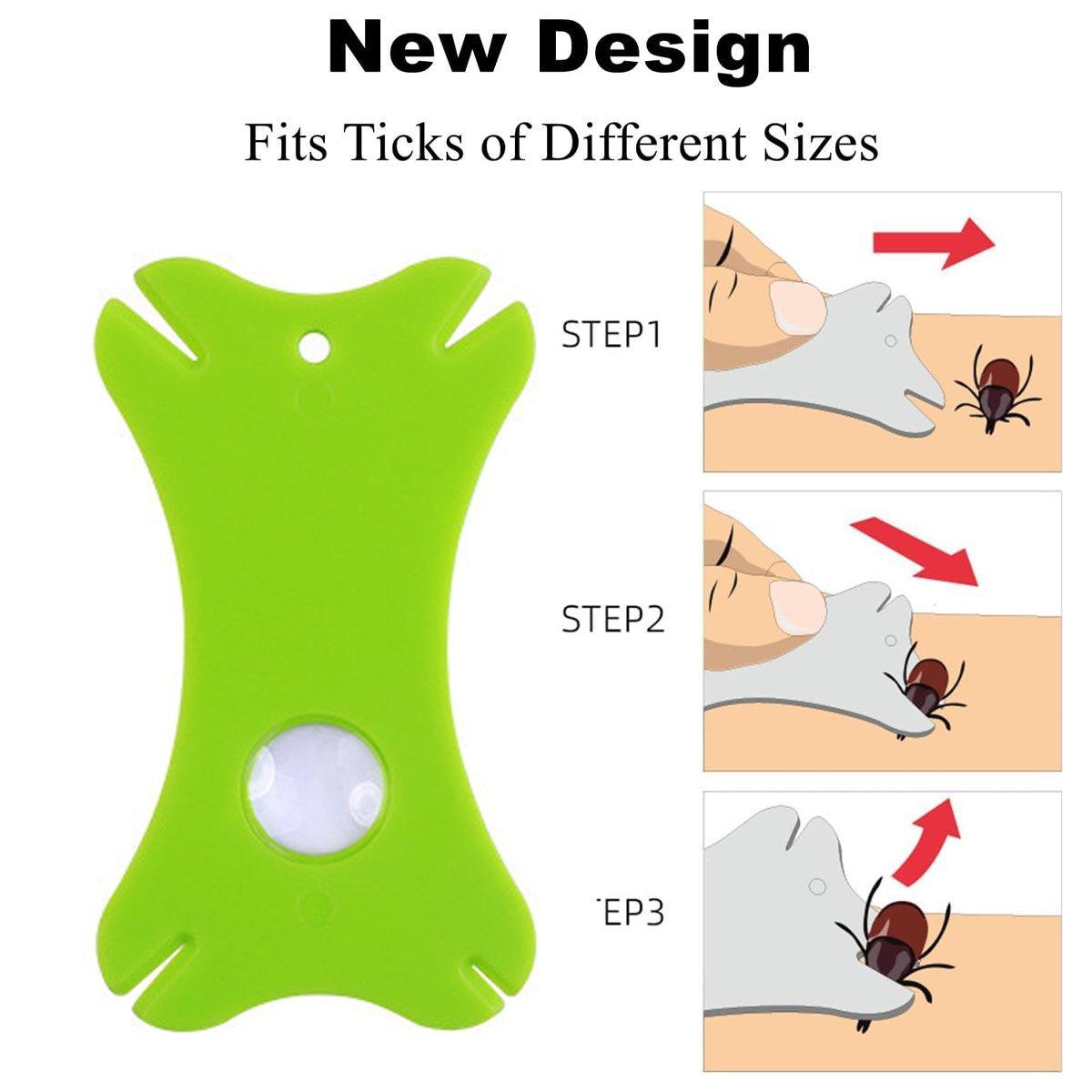 5PCS Pet Flea Tick Removal Tool Set Dog Cat Lice Fork Tweezers Kit Silver Hook