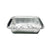125PCS Disposable Quadrate Tin Foil Pans Oven Grill Safe Non-Stick Baking Trays - 125pcs-410ml