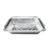 125PCS Disposable Quadrate Tin Foil Pans Oven Grill Safe Non-Stick Baking Trays - 125pcs-410ml