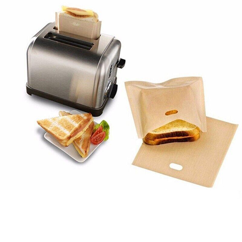 10-50Pcs Reusable Gluten-Free Toaster Bags for Sandwich Toasting - 10PCS