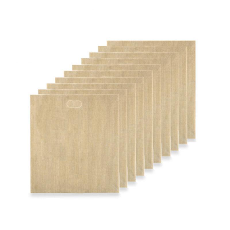 10-50Pcs Reusable Gluten-Free Toaster Bags for Sandwich Toasting - 10PCS