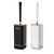 Wall Mounted Toilet Brush Holder Set Bathroom Cleaning Brush for Home Restroom - Black