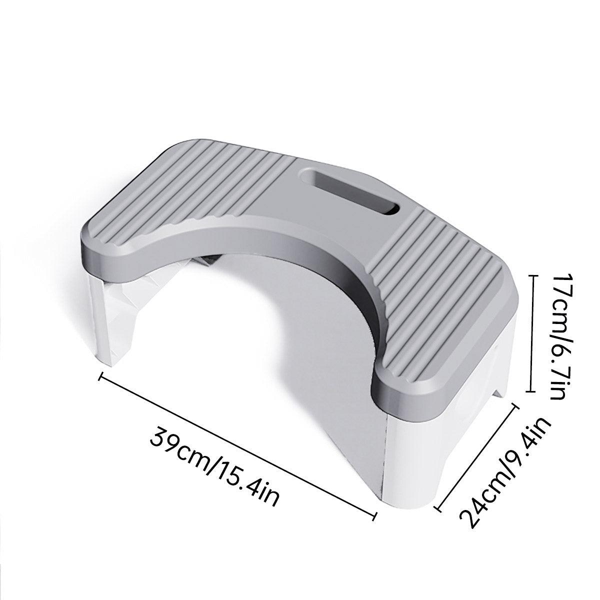 Thickened Toilet Squatting Stool Bathroom Footstool Household Restroom Pad - Blue