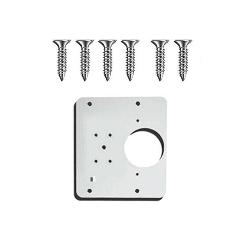 Hinge Repair Plate Rust Resistant Steel Furniture Cupboard Repair Mount Tool - 1SET