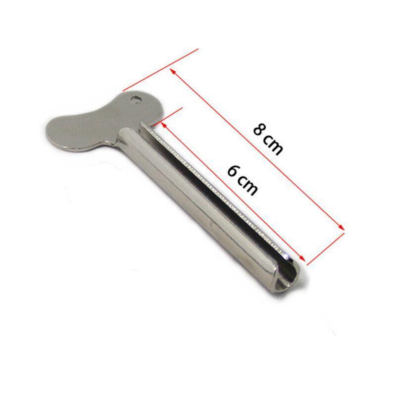 4X Stainless Steel Tube Toothpaste Squeezer Easy Key Dispenser Rolling Holder Au