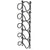 Multifunctional Wall Mounted Bathroom Storage Rack Multi Layer Towel and Wine