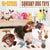 Squeaky Dog Toys Puppy Pet Chew Rope Squeaker Crinkle Rope Plush Toy Teething Au - Grey Donkey
