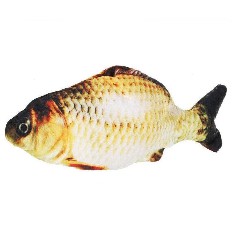 Electric Dancing Fish Kicker Cat Toy Wagging Realistic Moves Usb Rechargeable Au - Salmon