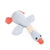 Squeaky Dog Toys Puppy Pet Chew Rope Squeaker Crinkle Rope Plush Toy Teething Au - White Donkey