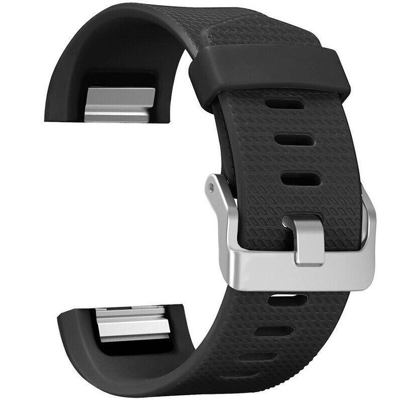 L Size Silicone Watch Wrist Sports Strap For Fitbit Charge Band Wristband Replacement - Mint Green