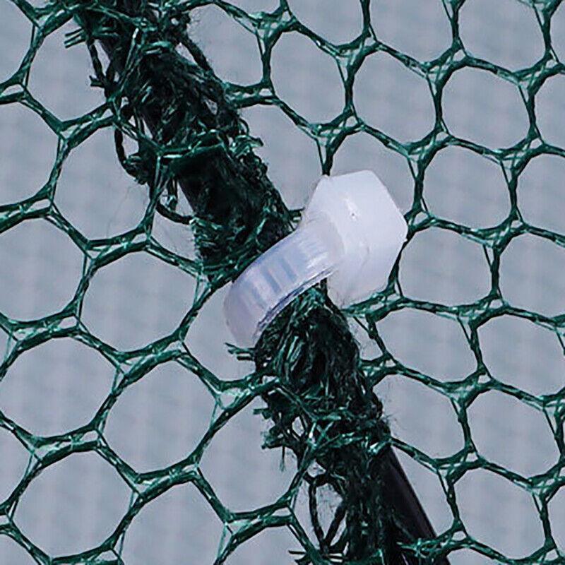 Large Fishing Net Fish Crab Yabbie Trap Minnow Crawfish Shrimp Cage Net Foldable - 10 Side 10 Holes