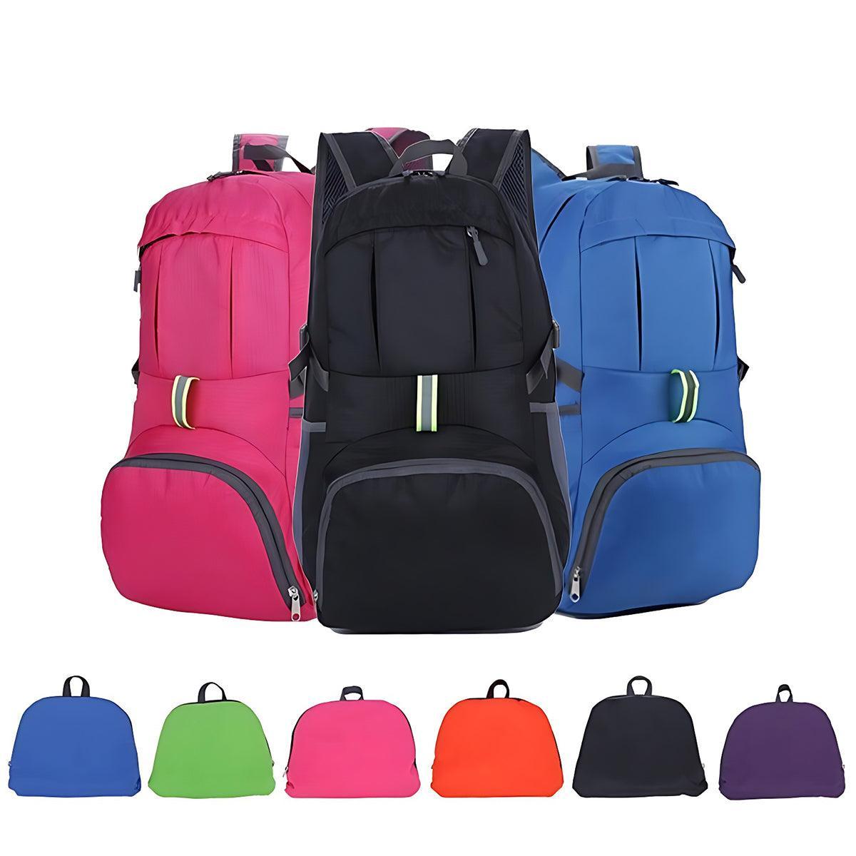 35L Light Foldable Waterproof Outdoor Sports Backpack Camping Hiking Travel Bag - Blue