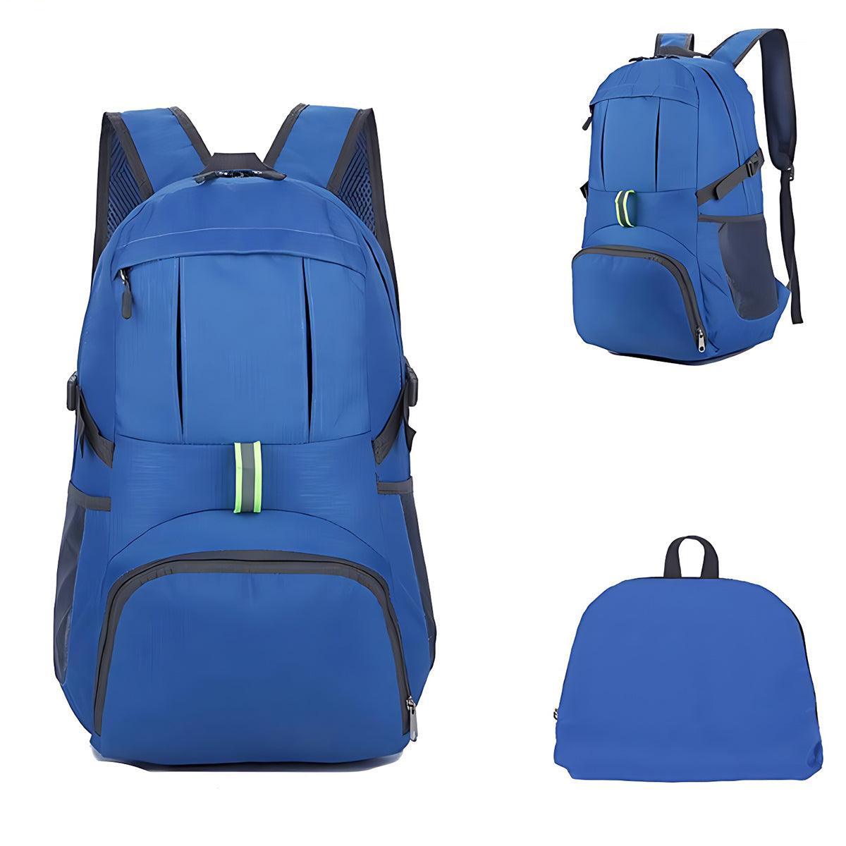 35L Light Foldable Waterproof Outdoor Sports Backpack Camping Hiking Travel Bag - Purple